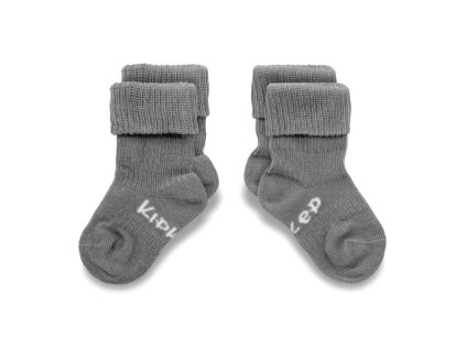 Detské ponožky Stay-on-Socks 0-6m 2páry Pebble Grey