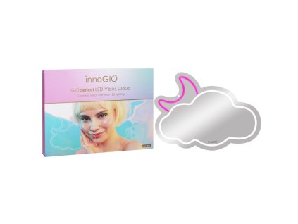 Zrkadlo s neónovým LED podsvietením Vibes Cloud GIO-759C