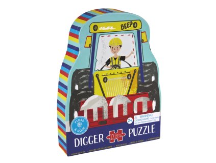 44P6422 Floss&Rock Tvarované puzzle v tvarovanej krabičke – Stavba