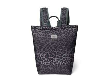 STUDIO NOOS - Puffy Adult BACKPACK - batoh | Black Leopard