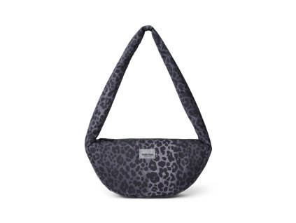 STUDIO NOOS - Puffy Mini Cross Body Bag | Black Leopard