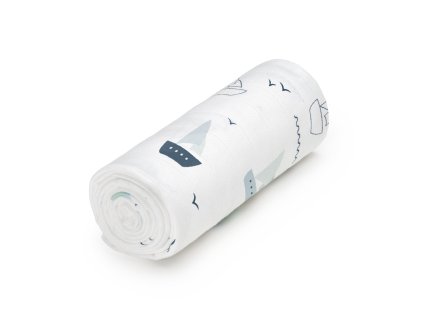 T-TOMI Veľká bavlnená TETRA osuška Boats