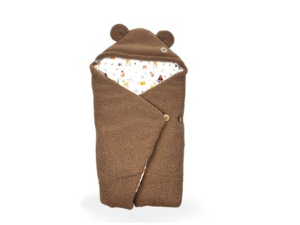 XKKO LUX Zimný zavinovací fusak do autosedačky  - Wild Forest