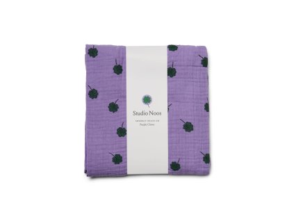 STUDIO NOOS - SWADDLE ZAVINOVAČKA Print Large | Purple Clover