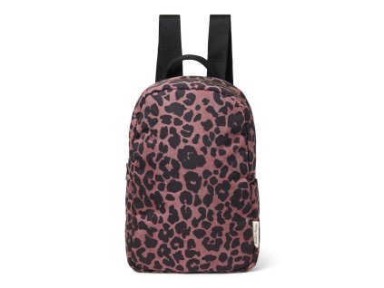 STUDIO NOOS - Puffy Mini BACKPACK - batôžtek | Red Leopard