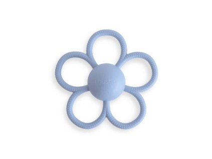 Daisy Rattle Teether Faded Denim p