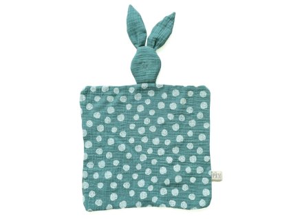 PINKIE muchláčik Bellou Mint Dots Bunny