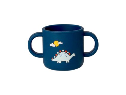 Citron Mini silikónový hrnček, 180ml - Blue Dino