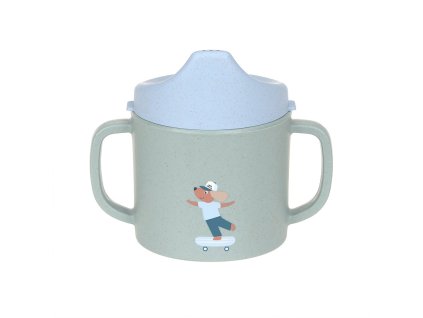 LÄSSIG Sippy Cup PP/Cellulose Tiny Team dog