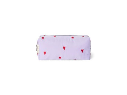 STUDIO NOOS - Puffy POUCH - kabelka | Purple Hearts