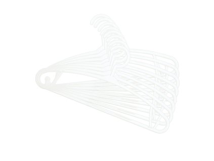 Detské plastové ramienka White 8ks