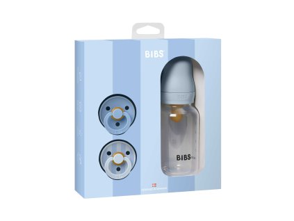 BIBS Sprinkle darčekový set,Baby Blue