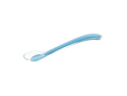 Canpol babies Silikónový lyžica modrá