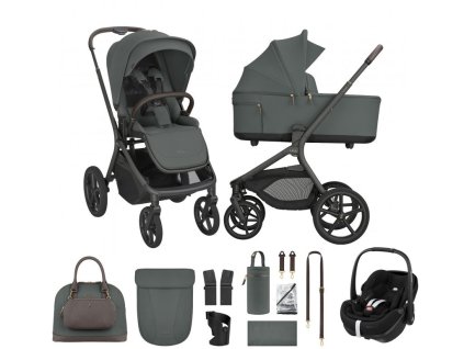 kikkaboo goya sety pebble olive