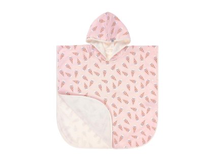 LÄSSIG Beach Poncho ice cream pale pink