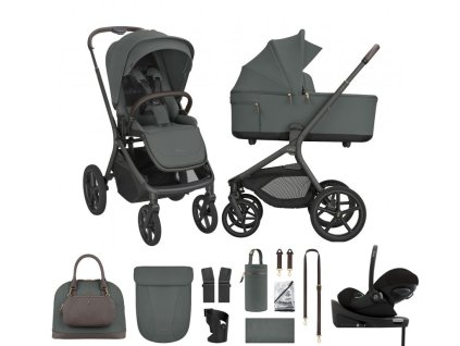 kikkaboo goya sety CLOUDG olive