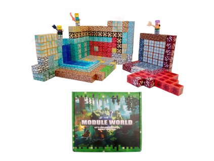 MSTB2359A magneticka stavebnice minecraft