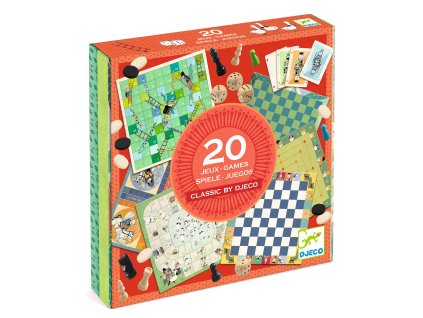 Sada 20 klasických spoločenských hier