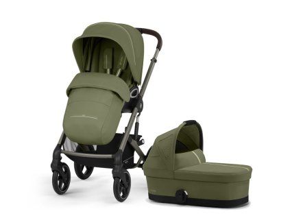 CYBEX Talos S Lux BLK + Cot S, Moss Green