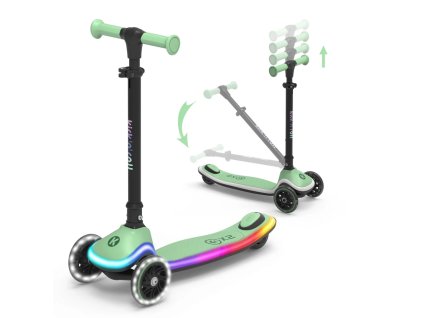 X2G Spacewheelz Kolobežka Kick'n'Roll Green