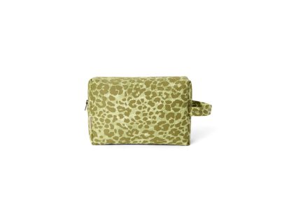 STUDIO NOOS - Cotton toaletná taštička | Green Leopard