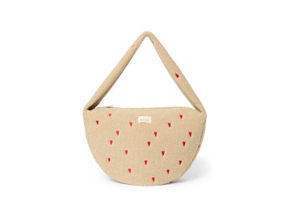 STUDIO NOOS - Teddy Cross Body Bag | Ecru Hearts