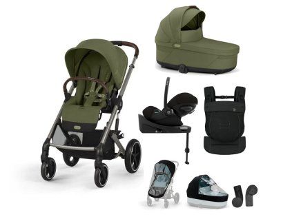 Cybex Balios S LUX, bundle set XL + AMYA 2026, moss green