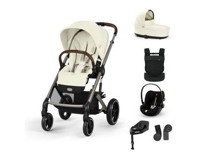 Cybex Balios S LUX, bundle set M + AMYA 2026, seashell beige
