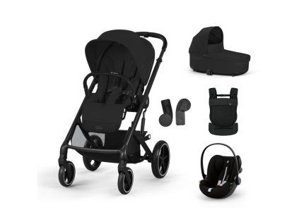 Cybex Balios S LUX, bundle set S + AMYA 2026, moon black