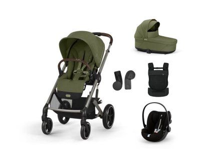 Cybex Balios S LUX, bundle set S + AMYA 2026, moss green
