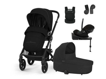 CYBEX Talos S Lux Bundle set M + AMYA 2026, Moon black