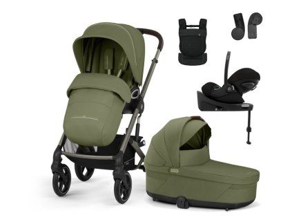 CYBEX Talos S Lux Bundle set M + AMYA 2026, Moss green