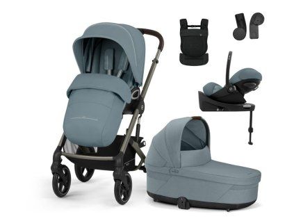 CYBEX Talos S Lux Bundle set M + AMYA 2026, Stormy blue