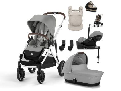 Cybex Gazelle S bundle XL + AMYA, stone grey