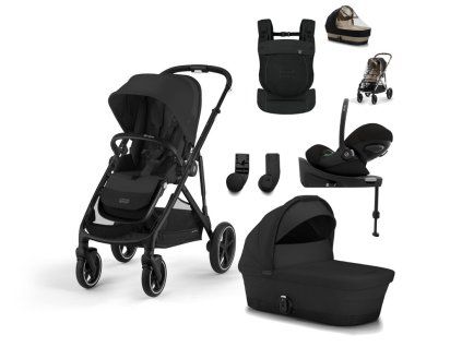 Cybex Gazelle S bundle XL + AMYA, moon black