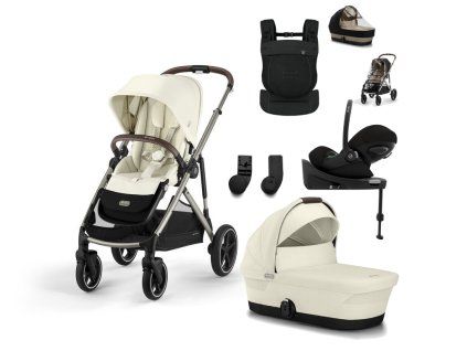 Cybex Gazelle S bundle XL + AMYA, stone grey