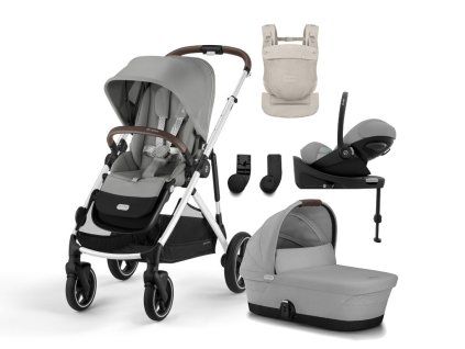 Cybex Gazelle S bundle M + AMYA, stone grey