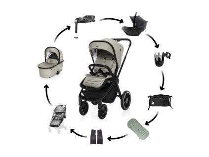 Maxi set KočíkMove Cross 3, Boss Grey