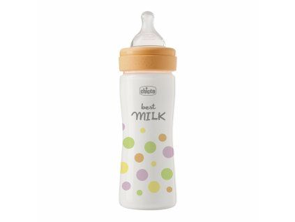 CHICCO Fľaša dojčenská Perfect Easy 250 ml medium silikón dievča 2m+