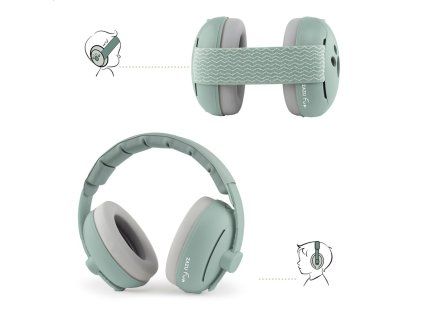 Zazu EARMUFFS zelene