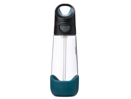 Fľaša na pitie so slamkou 600 ml - night vision
