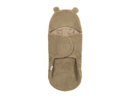 5622 1 zavinovaci deka teddy bear brown