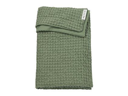 6070 deka waffle bavlna olive green