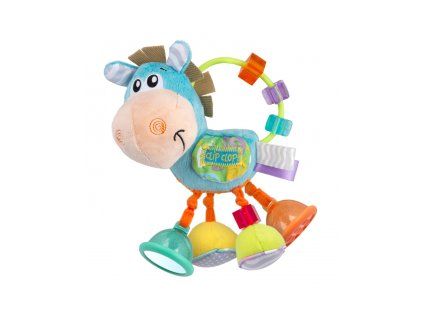 playgro hrkalka oslik modry