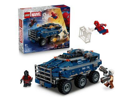 Spider-Man a naháňačka väzenského transportéru