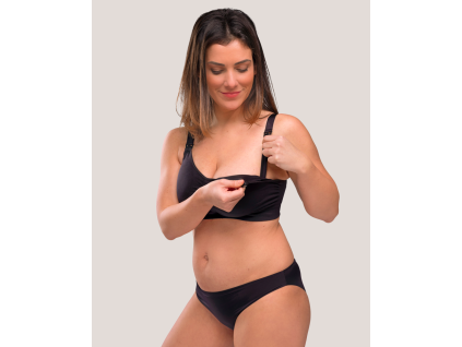 7698e134e27b46 3300 seamless padded maternity nursing bra black web v04