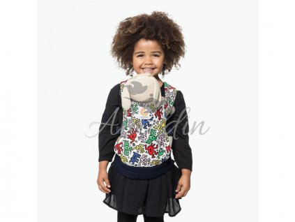 ERGOBABY nosič pre bábiky KEITH HARING POP - TOTÁLNY VÝPREDAJ