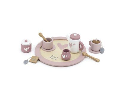 label label cajovy set ruzovy