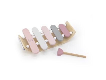 label label xylofon ruzovy