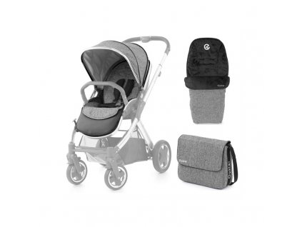 BabyStyle Oyster 2/ Max textilný set Wolf Grey 2019